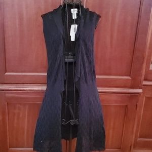 NWT Chicos Verona Crochet Vest size 3